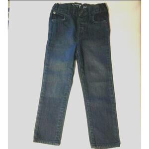 Children's Place Girls Jeans sz 4T Adjustable Waist Button No-Zip Pull-On